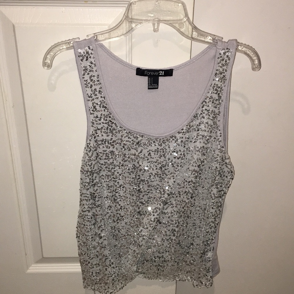 Sparkly tank top